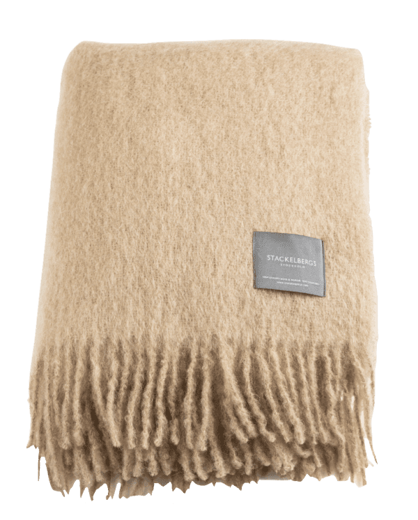 STACKELBERGS - PLAID EN MOHAIR CAMEL